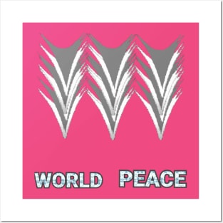 World Peace beautyful Art design. Posters and Art